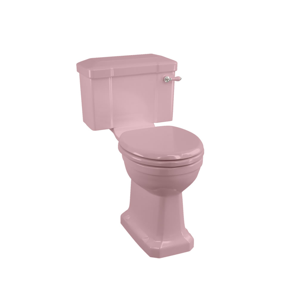 Bespoke Confetti Pink Standard Close Coupled WC with 520 Lever Cistern